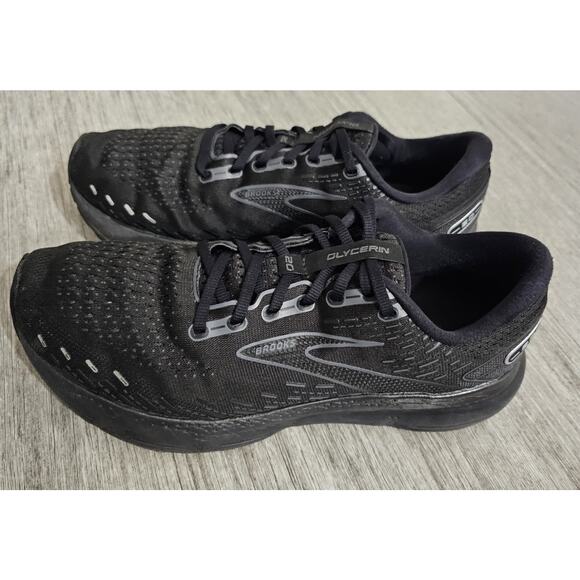 Brooks Glycerin GTS 20 Mens 10.5D Black/Black Gym Running Sneakers main image 6
